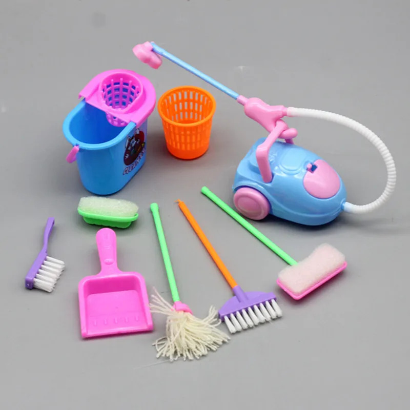 Tech House Accessories - 9 SZT. Miniaturowe akcesoria do domku