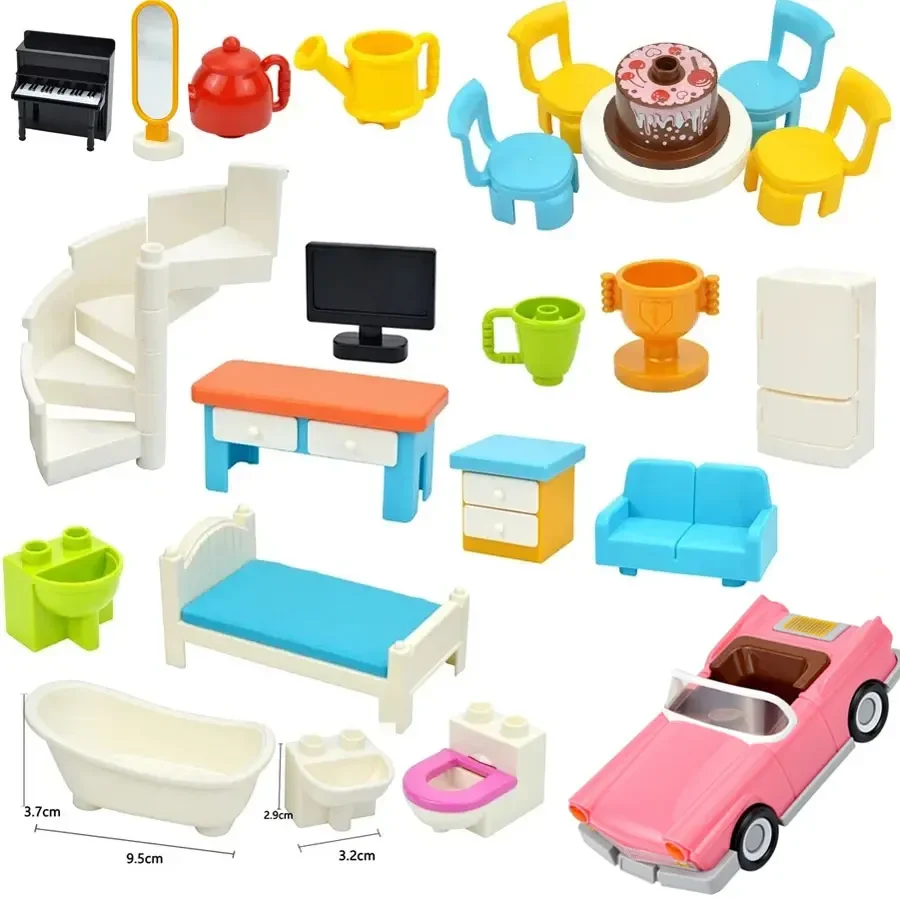 Tech House Accessories - Duży rozmiar klocki meble miejskie biurko