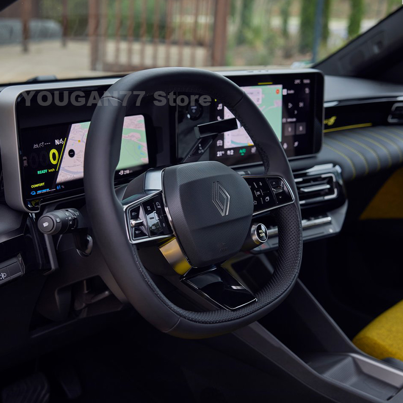 Tech Accessories Renault - Skórzany pokrowiec na kierownicę samochodową do