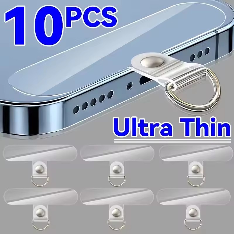 Mobile Tech Accessories - Uniwersalne Przezroczyste Odpinane Klipsy do Smyczy