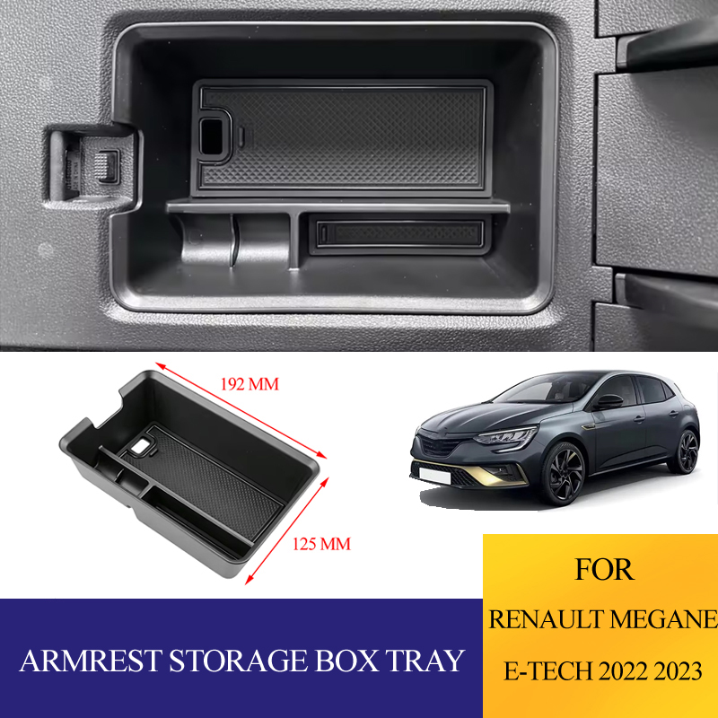 Tech Accessories Renault - Schowek na podłokietnik samochodowy z ABS