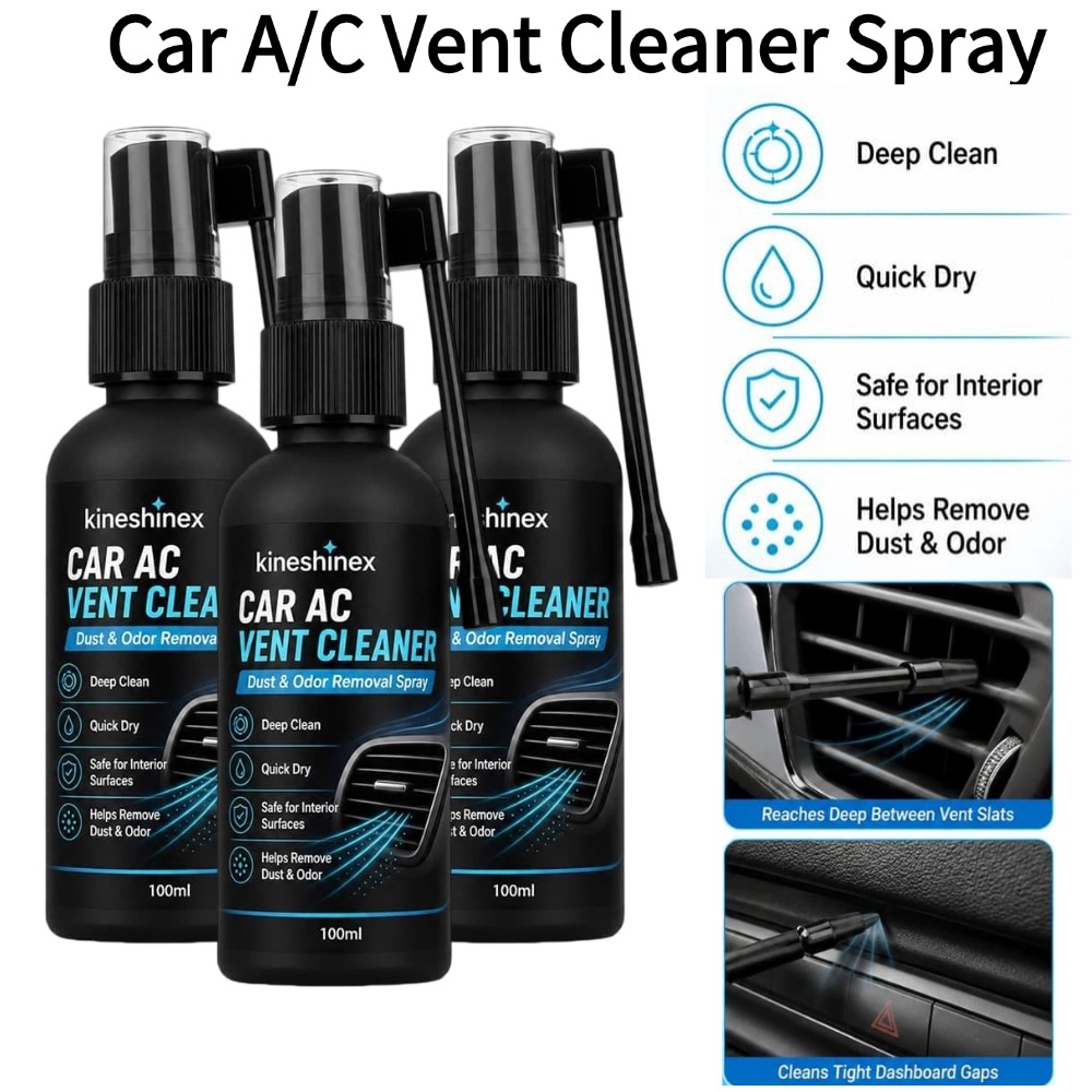 Screen Cleaner Spray - Spray do czyszczenia nawiewów klimatyzacji samochodowej,