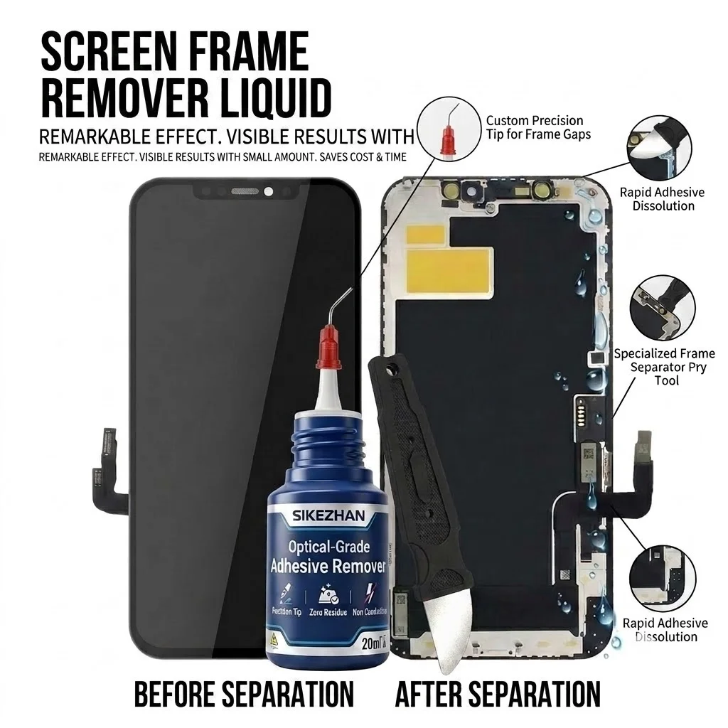 Screen Cleaner Spray - Zestaw do usuwania kleju optycznego SIKEZHAN