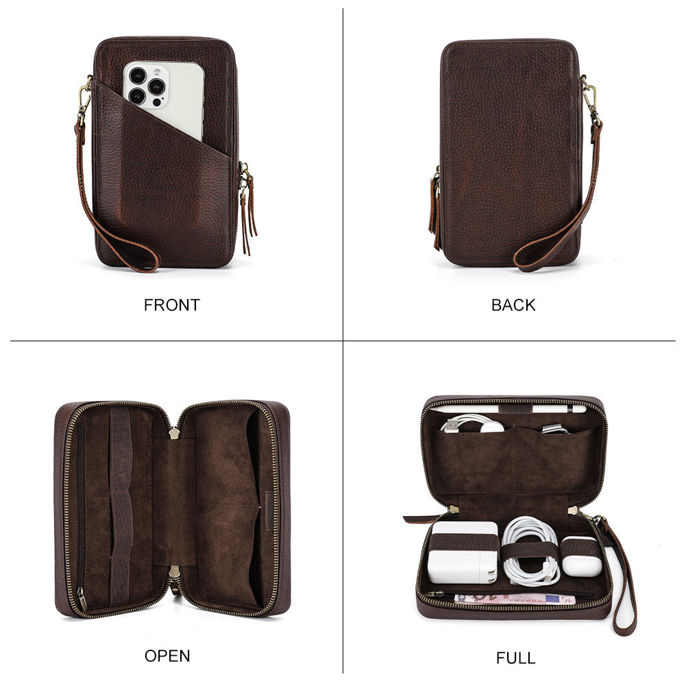 Oryginalne skórzane przenośne  – Tech Accessories Case recenzja i cena