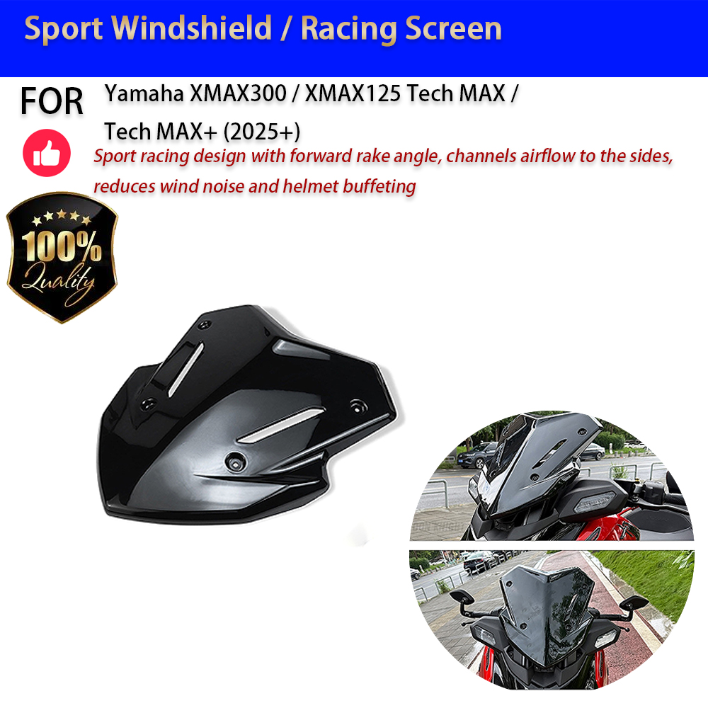 Szyba przednia Yamaha XMAX300  – Moto Tech Accessories & Workshop recenzja i cena